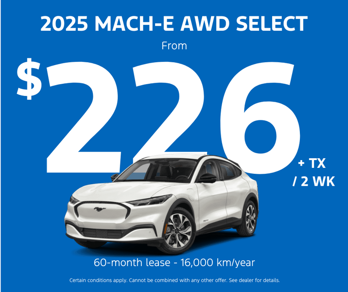 Switch to electric with the 2025 Mach-E