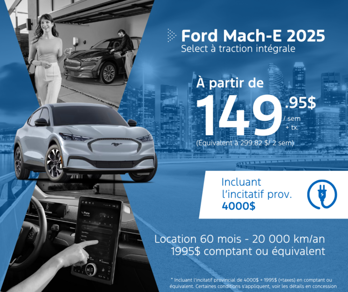 Passez à l’électrique avec le Mach-E 2025