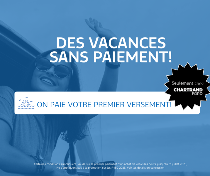 Des vacances sans paiement!