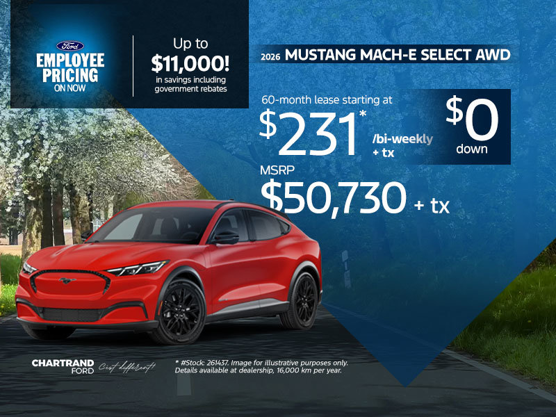 2026 Mustang Mach-E Select AWD