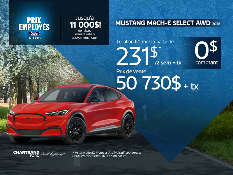 Mustang Mach-E Select AWD 2026
