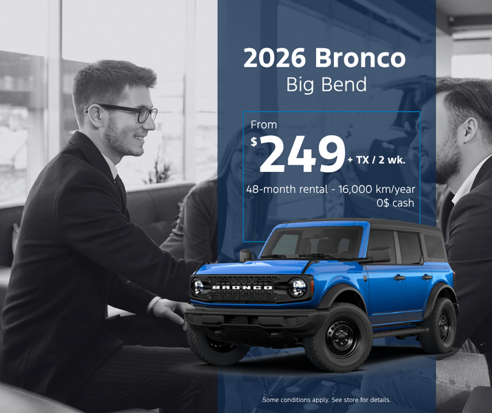 Get the 2026 Bronco