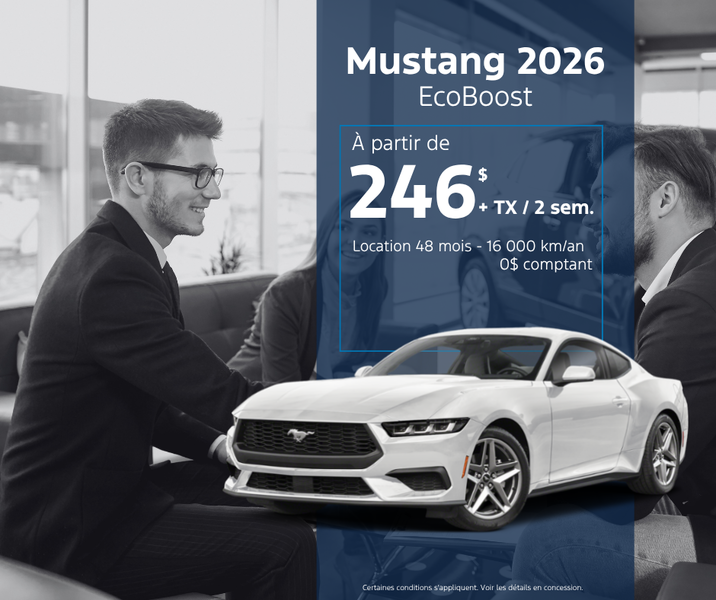 Procurez-vous la Mustang 2026