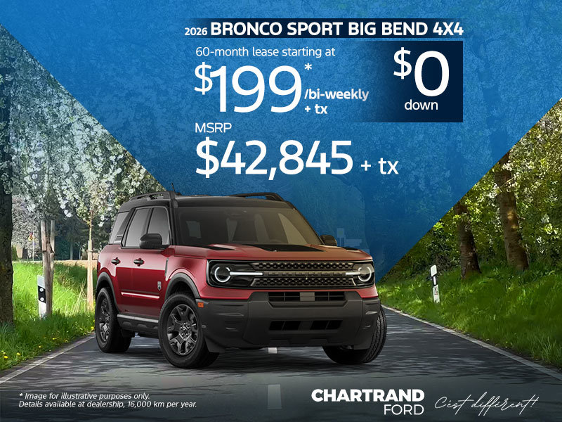 2026 Bronco Sport Big Bend 4x4