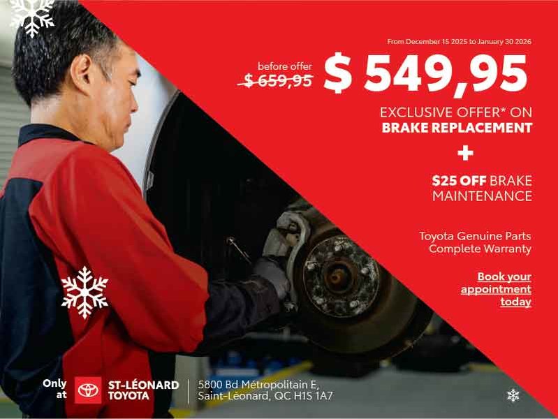 $110 in savings on your brake replacement!