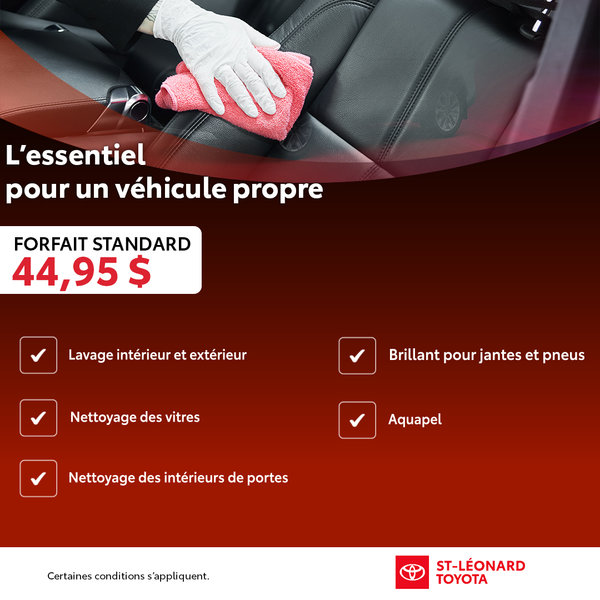 Nettoyage Essentiel pas cher!! 44,95$