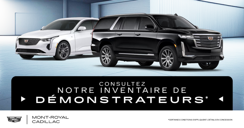 CONSULTEZ NOTRE INVENTAIRE DE DÉMONSTRATEURS !