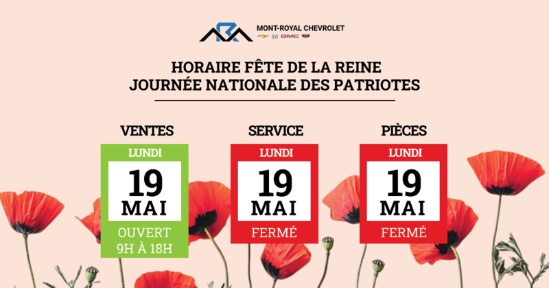 HORAIRE FÊTE DE LA REINE