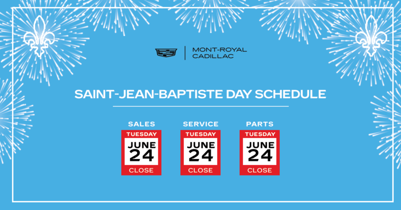 SAINT JEAN BAPTISTE DAY SCHEDULE