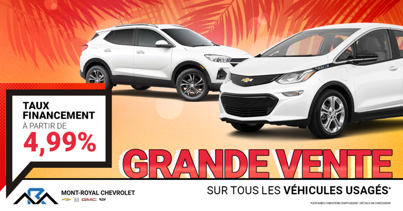 GRANDE VENTE SUR NOS VÉHICULES USAGÉS !