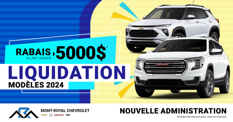 LIQUIDATION MODÈLE 2024!