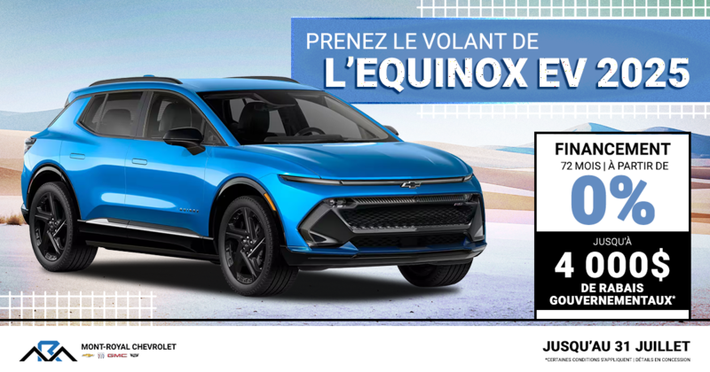 ÉVÉNEMENT ROULEZ EN EQUINOX EV 2025