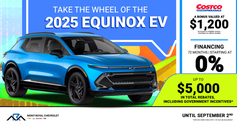 TAKE THE WHEEL OF THE 2025 EQUINOX EV EVENT