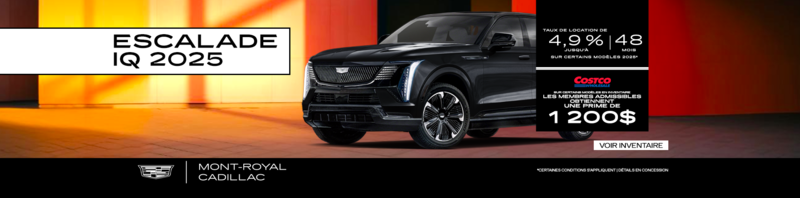 ESCALADE IQ 2025 !