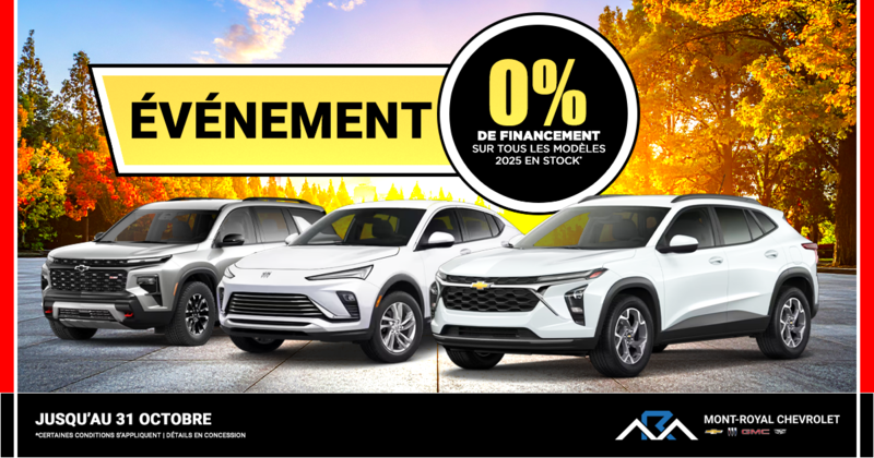ÉVÉNEMENT 0% !