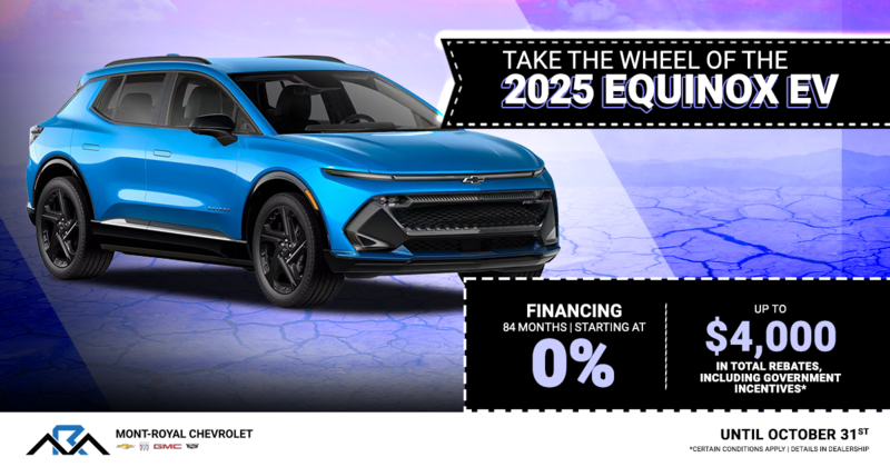 TAKE THE WHEEL OF THE 2025 EQUINOX EV EVENT
