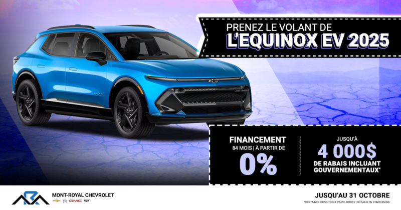 PRENEZ LE VOLANT DE L'EQUINOX EV 2025