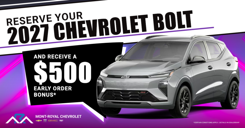 RESERVE YOUR 2027 BOLT !