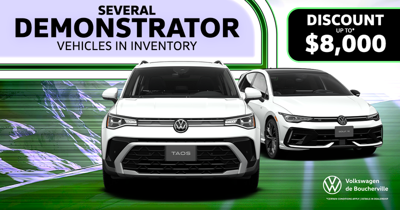 SEVERAL DEMONSTRATORS IN INVENTORY !