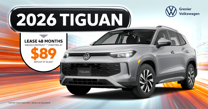 DRIVE THE 2026 TIGUAN !