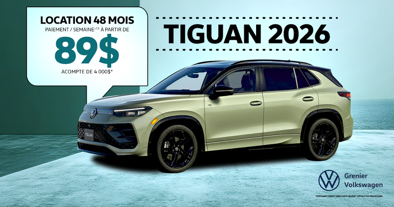 DRIVE THE 2026 TIGUAN !