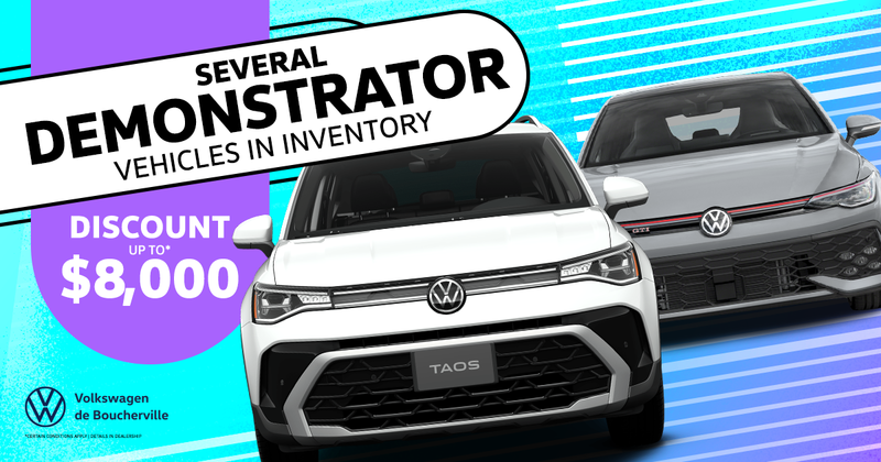 SEVERAL DEMONSTRATORS IN INVENTORY !