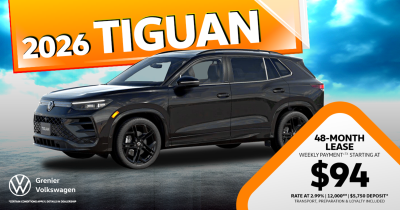 DRIVE THE 2026 TIGUAN !