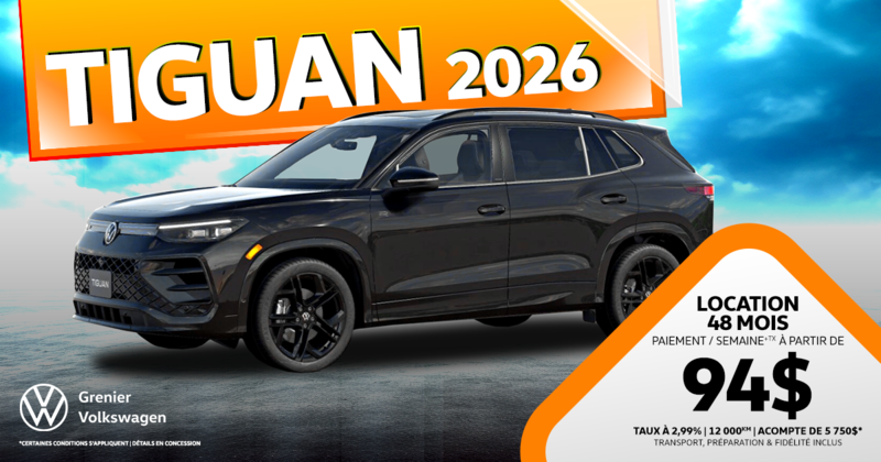 ROULEZ EN TIGUAN 2026 !