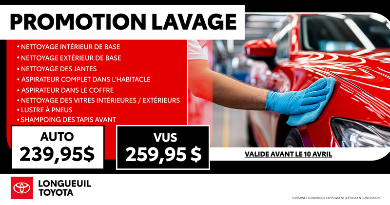 PROMOTION LAVAGE