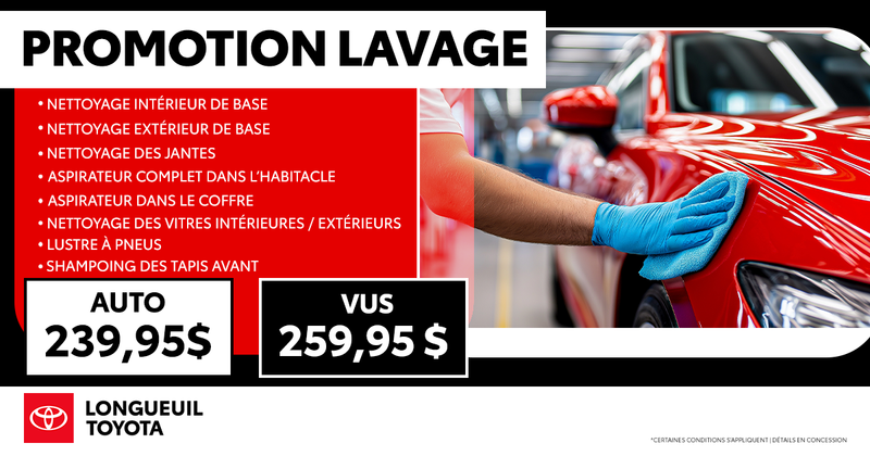 PROMOTION LAVAGE