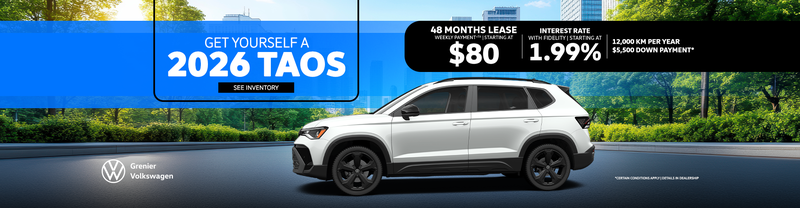 TREAT YOURSELF TO A 2026 TAOS !