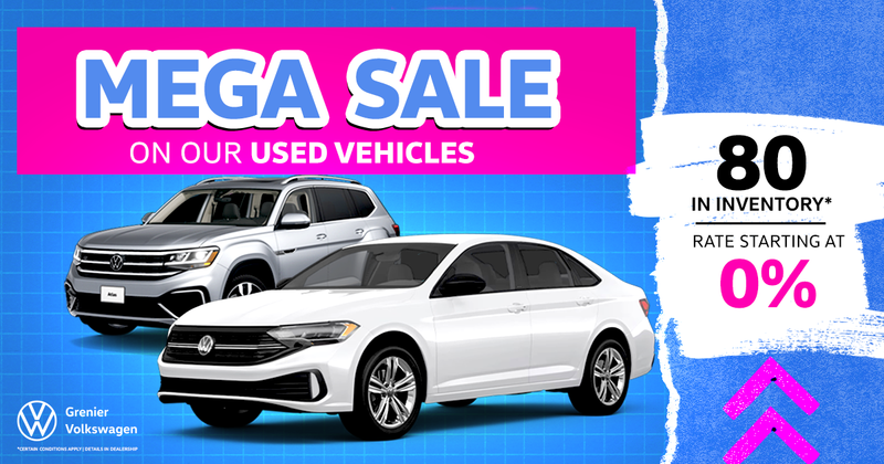 MEGA SALE ON OUR USED VEHICLES !