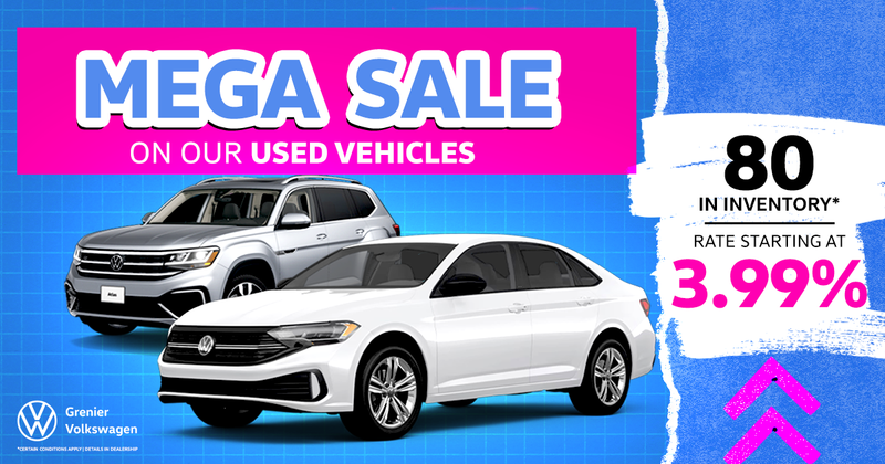MEGA SALE ON OUR USED VEHICLES !