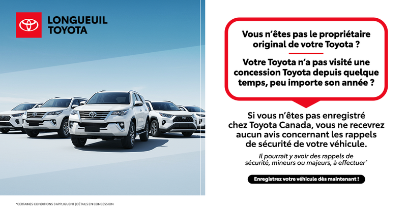 ENREGISTREMENT VÉHICULE TOYOTA !