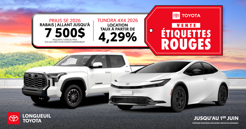 VENTE ÉTIQUETTES ROUGES !
