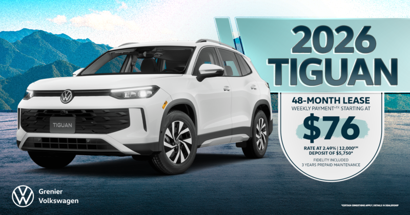 DRIVE THE 2026 TIGUAN !