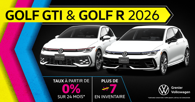 GOLF GTI ET R 2026 !