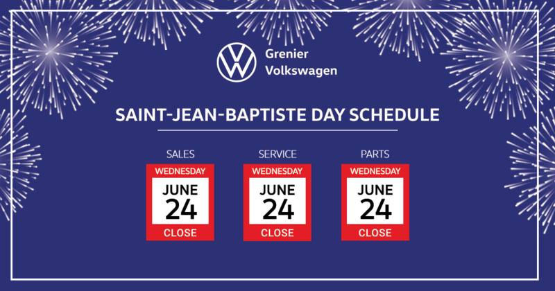 SAINT JEAN BAPTISTE DAY SCHEDULE