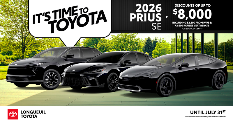 IT'S TIME TO TOYOTA !