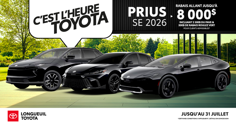 C'EST L'HEURE TOYOTA !