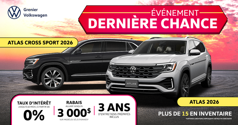 ÉVÉNEMENT DERNIÈRE CHANCE !