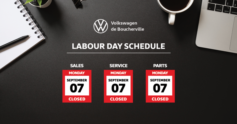 LABOUR DAY SCHEDULE