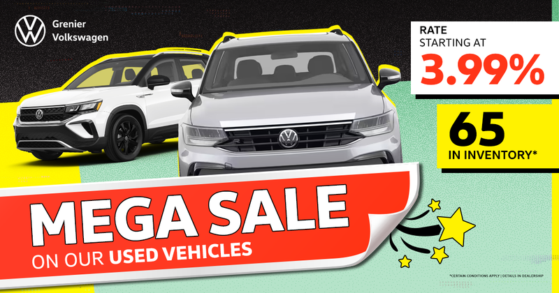 MEGA SALE ON OUR USED VEHICLES !