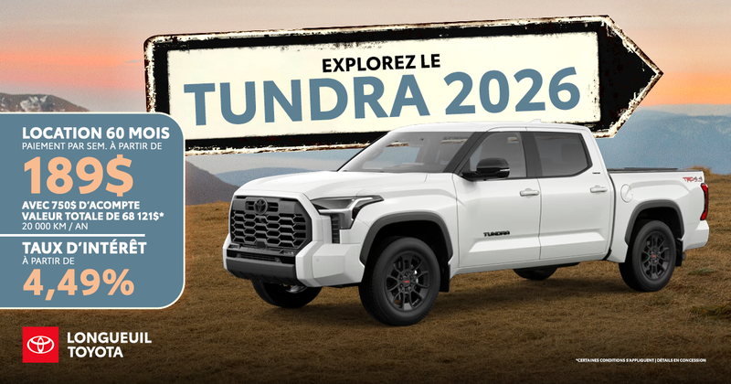 TUNDRA 2026 !