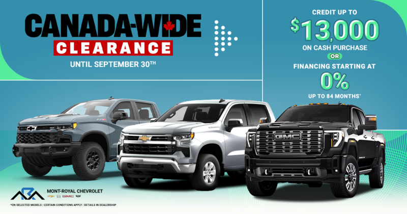 CANADA-WIDE CLEARANCE !