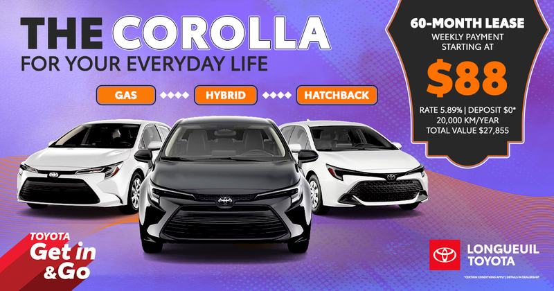 THE COROLLA FOR YOUR EVERYDAY LIFE !