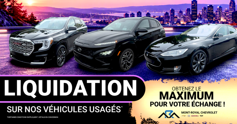 LIQUIDATION SUR NOS VÉHICULES USAGÉS !