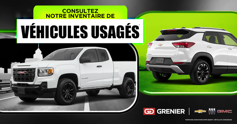 CONSULTEZ NOTRE INVENTAIRE USAGÉS !