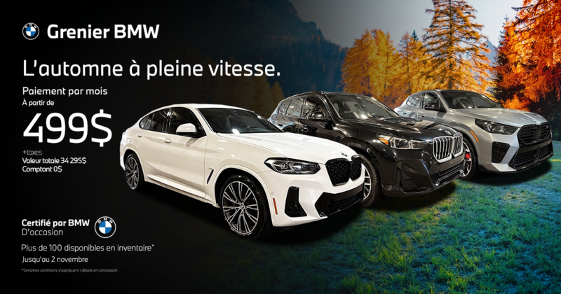 L'AUTOMNE À PLEINE VITESSE !