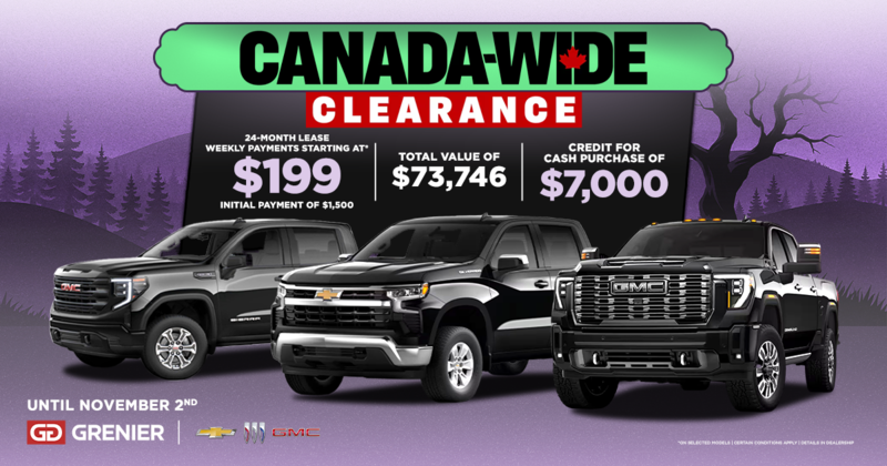 CANADA-WIDE CLEARANCE !